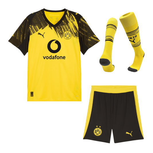 Borussia Dortmund Casa Camisa Conjunto(Camisa+Calções+Meias) 2025/26 Amarelo