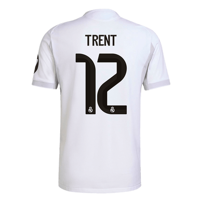 Autêntico TRENT #12 Real Madrid Casa Futebol Camisas 2025/26 Branco