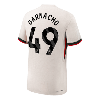 Autêntico GARNACHO #49 Chelsea Fora Futebol Camisas 2025/26 Branco