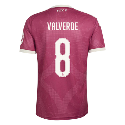 VALVERDE #8 Real Madrid Terceira Camisa 2026/27 Vermelho