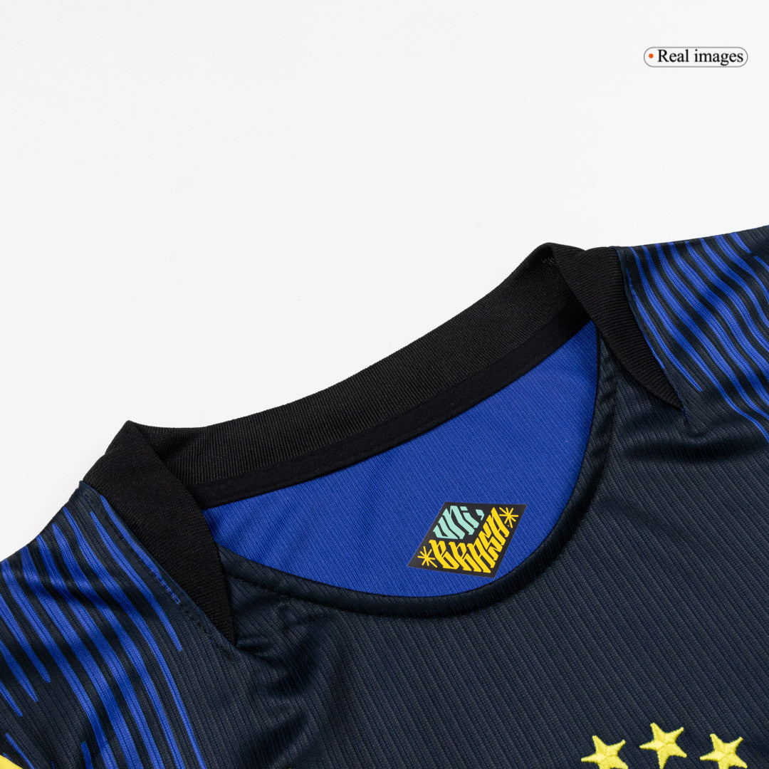 ENDRICK #19 Brazil Fora Copa do Mundo Camisa 2026 Marinha