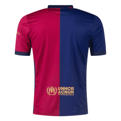 Camisola de futebol personalizada Barcelona vs Travis Scott, camisola principal, 2024/25