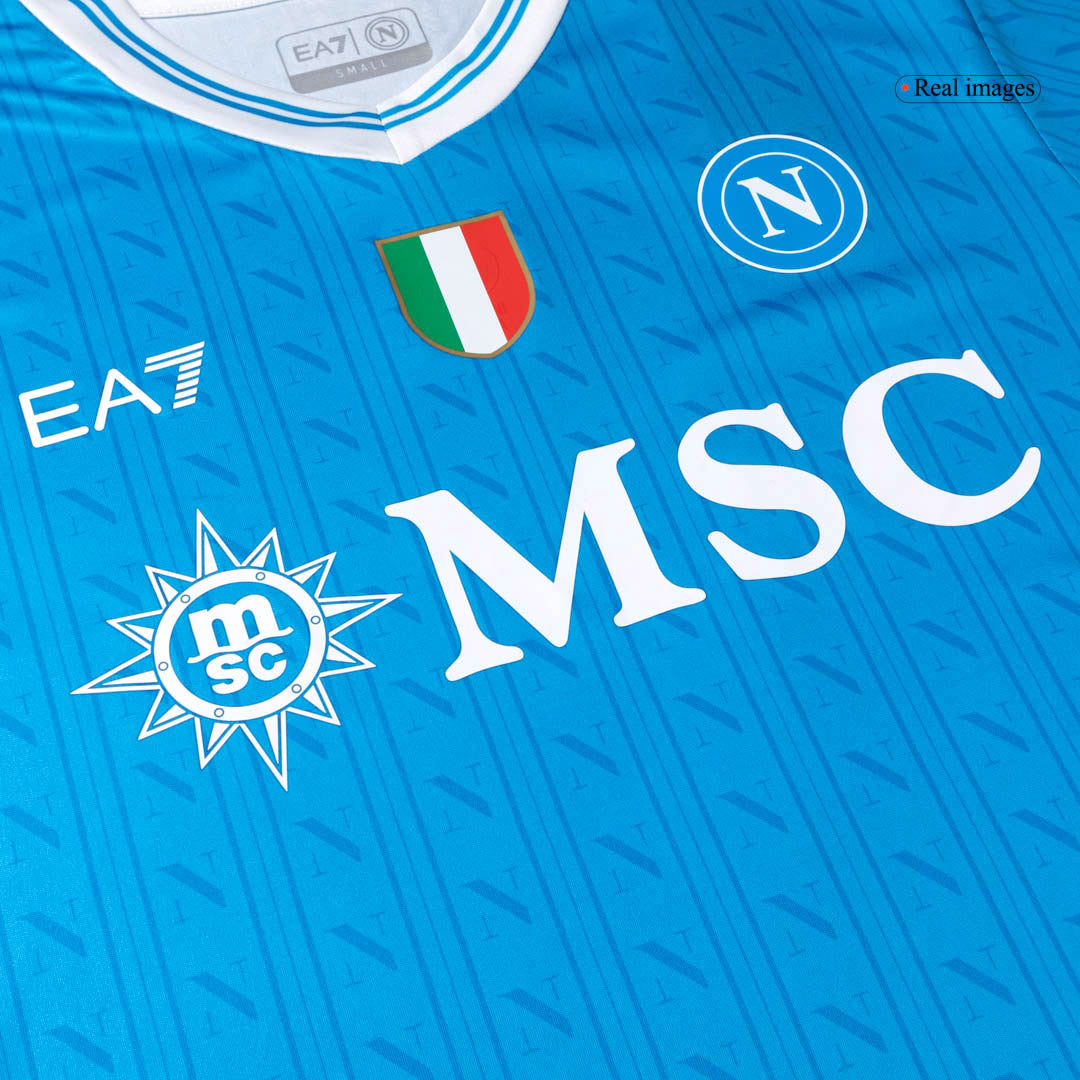 Napoli Casa Camisa 2025/26- Azul