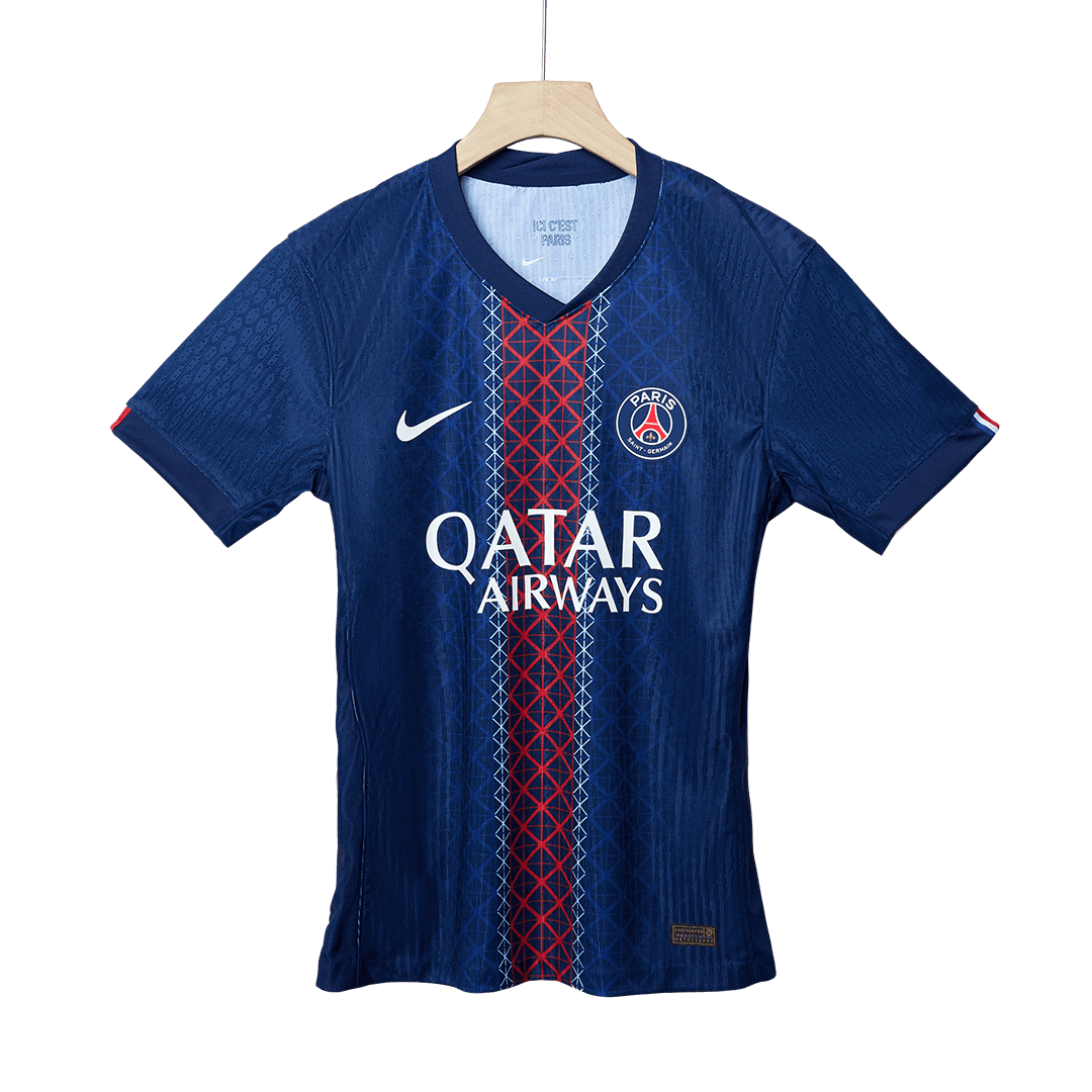 Autêntico PSG Casa Futebol Camisas 2025/26 Marinha
