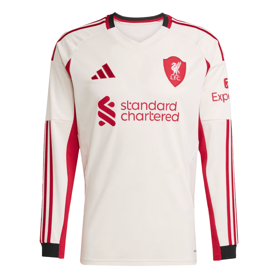 Liverpool Fora Manga comprida 2025/26 Branco