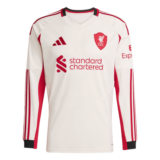 Liverpool Fora Manga comprida 2025/26 Branco