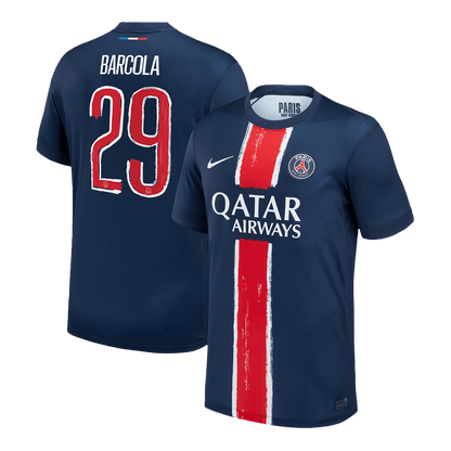 BARCOLA #29 PSG Casa Camisa 2024/25- Marinha - UCL