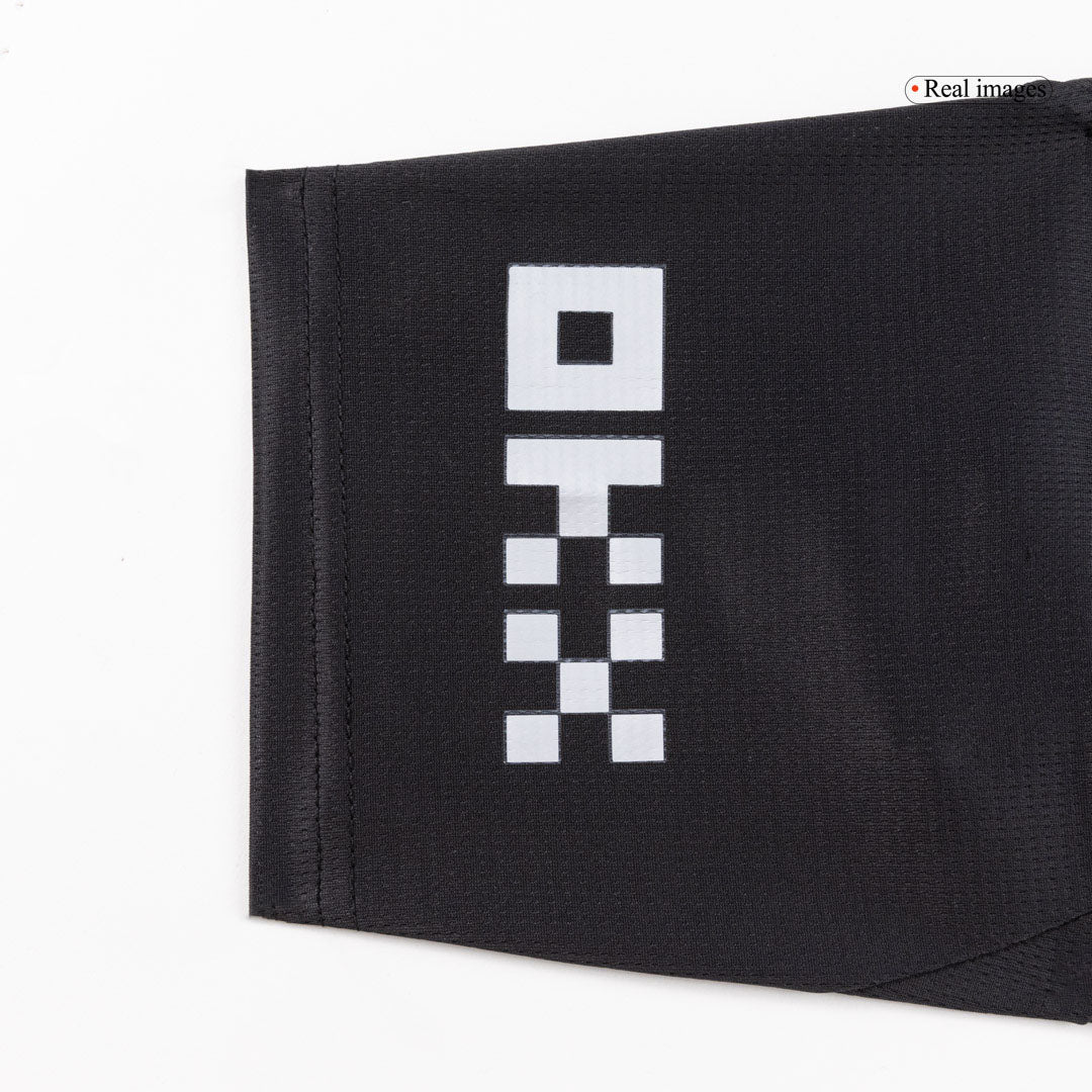 Manchester City Infantil 
 Fora Futebol Camisa Conjunto (Camisa+Shorts+Meias) 2025/26 Preto