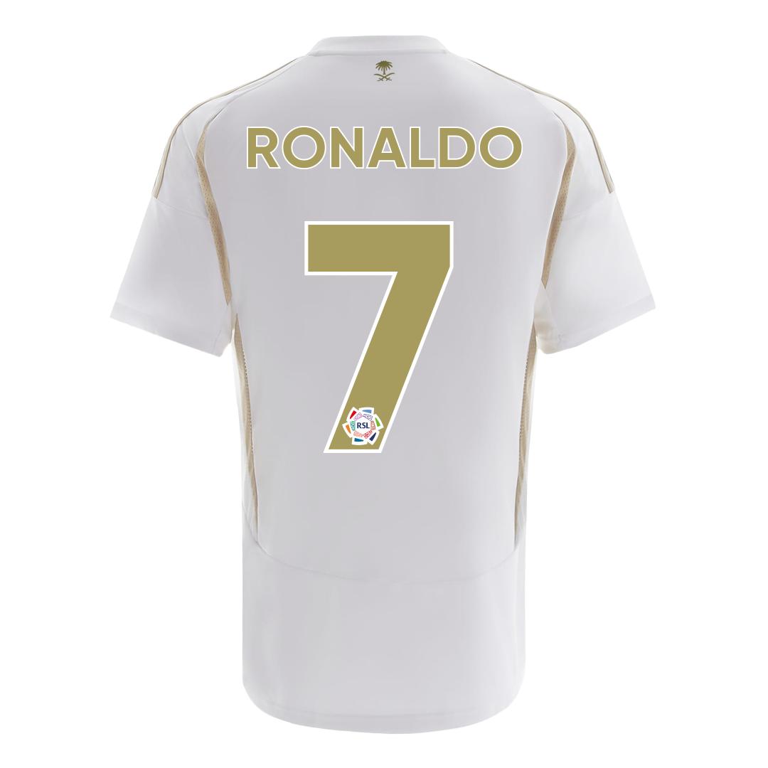 Camisola de futebol RONALDO #7 Al Nassr Third Away Custom Shirt 2024/25