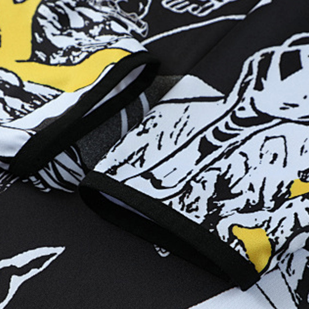 Real Madrid Zíper Moletom Conjunto (Top+Calças) 2025/26 Preto