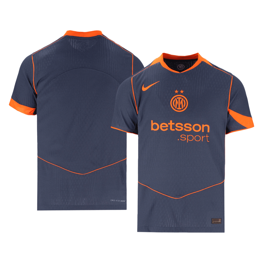 Autêntico Inter Milan Fora Terceira Camisas 2025/26 Marinha