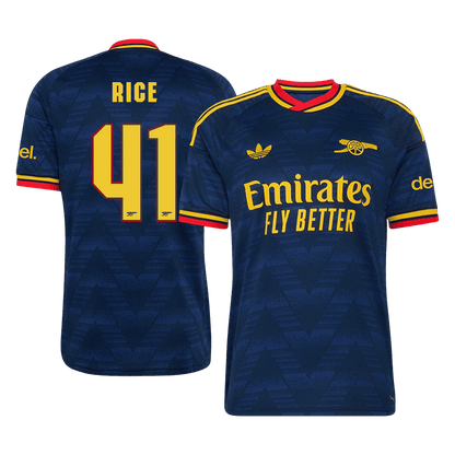 RICE #41 Arsenal Fora Camisa 2026/27 Azul UCL