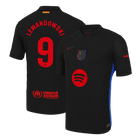 LEWANDOWSKI #9 Barcelona Camisola Jogador Alternativa Logótipo do Spotify sem texto