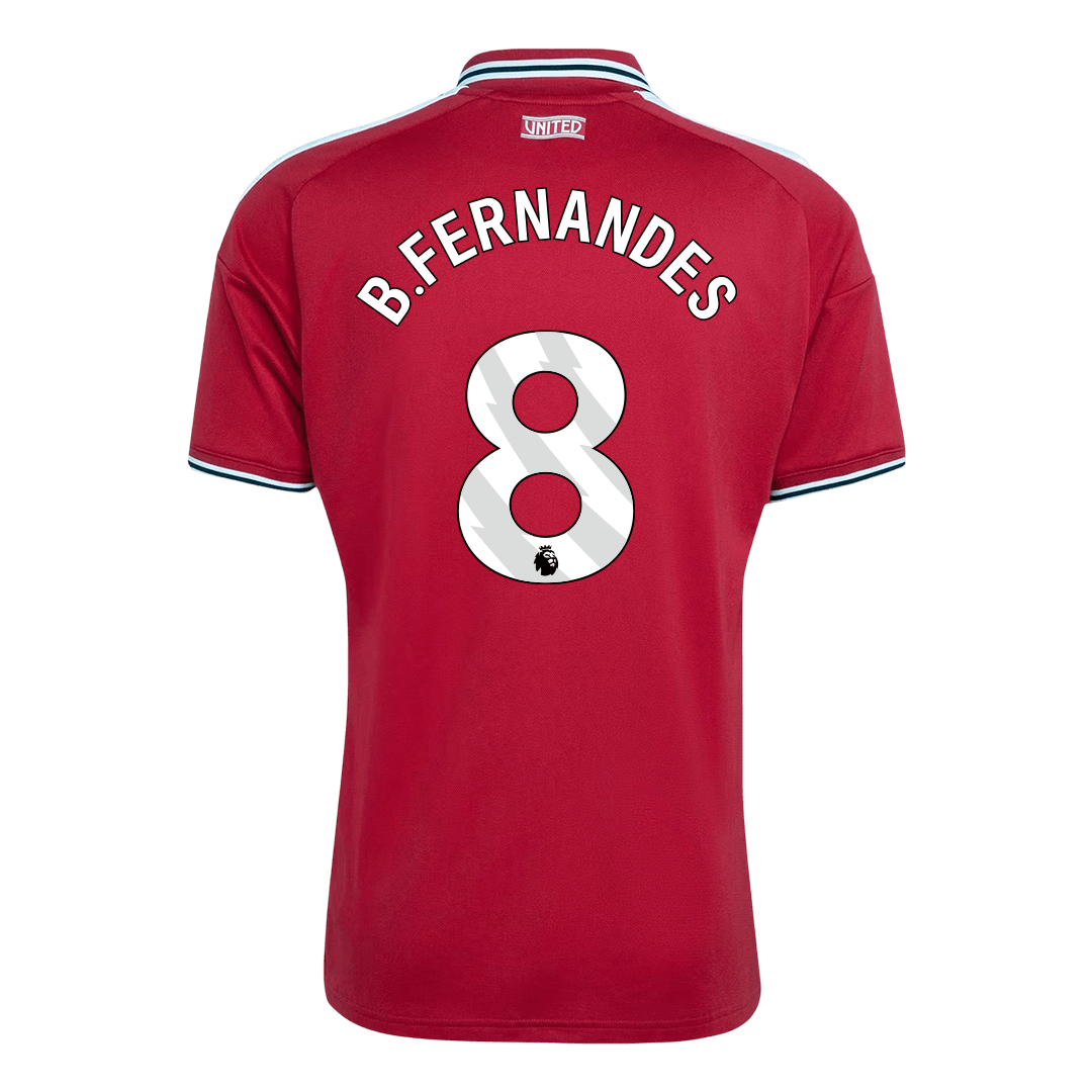 B.FERNANDES #8 Manchester United Casa Camisa 2026/27 Vermelho