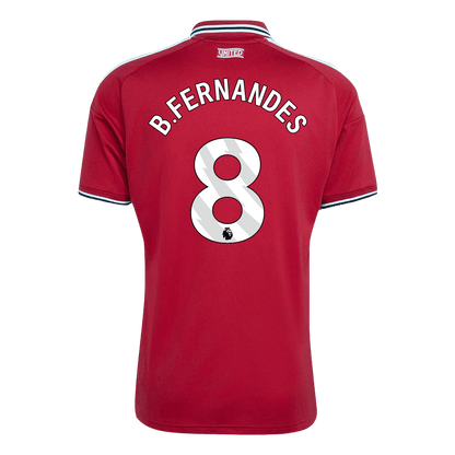 B.FERNANDES #8 Manchester United Casa Camisa 2026/27 Vermelho