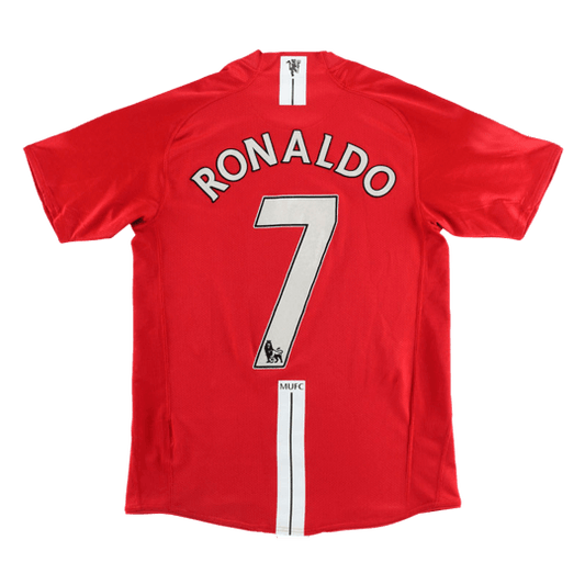 Custom Manchester United Home Soccer Jersey RONALDO #7 2007/08