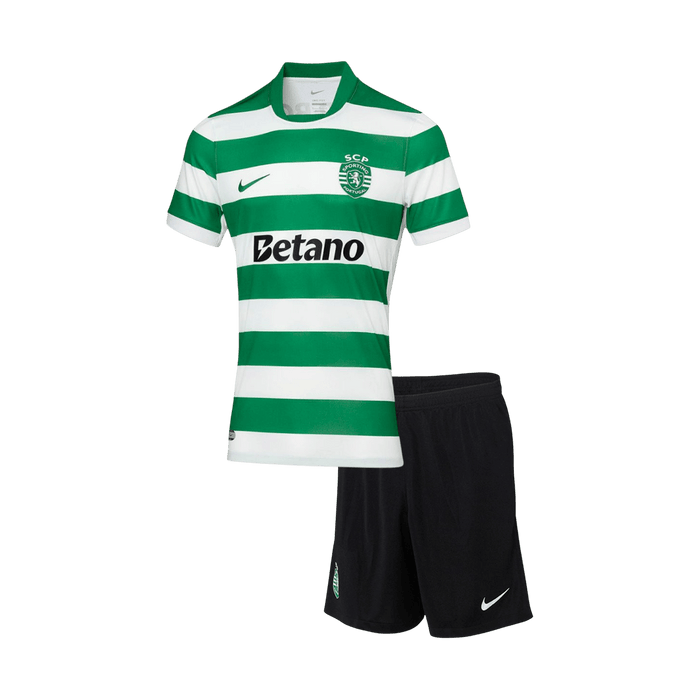 Sporting CP Infantil 
 Casa Futebol Camisa Conjunto (Camisa+Shorts) 2025/26 camisola de futebol