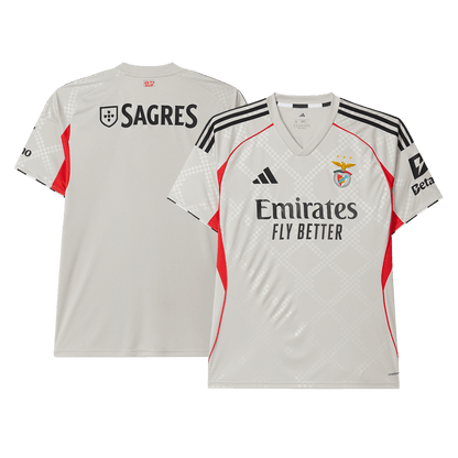 Benfica Fora Camisa 2025/26 bege