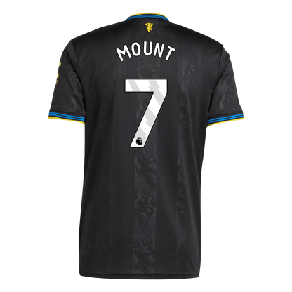 MOUNT #7 Manchester United Fora Terceira Camisa 2025/26 Preto
