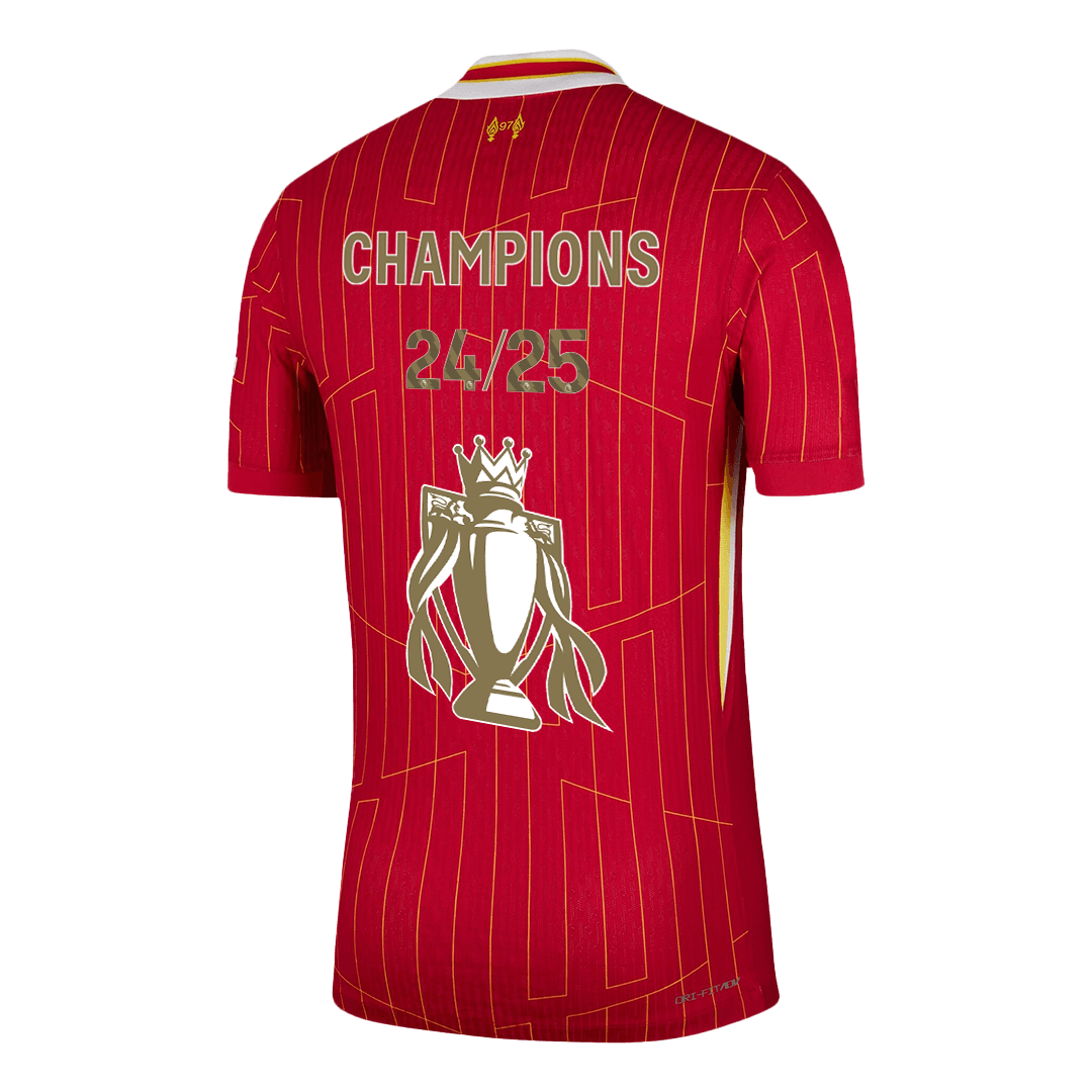 Camisola de futebol Liverpool Home Champions 24/25 - Versão Jogador
