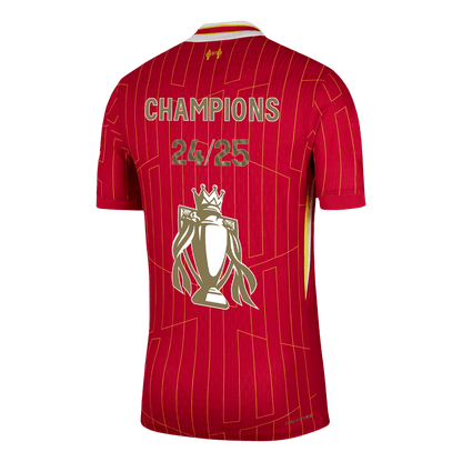 Camisola de futebol Liverpool Home Champions 24/25 - Versão Jogador