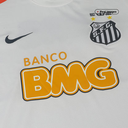 Retrô NEYMAR JR #11 Santos FC Casa Camisa 2012 Branco
