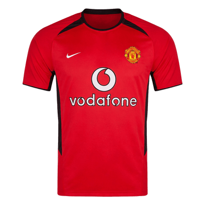 Retrô Manchester United Casa Camisa 2002/04 Vermelho
