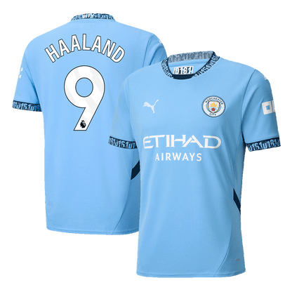 Camisola de futebol Manchester City HAALAND #9 Home 2024/25