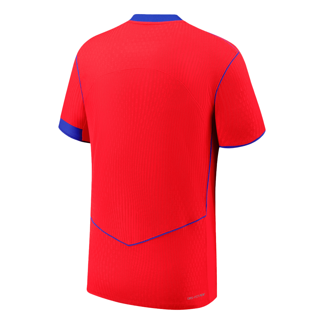 Autêntico PSG Fora Terceira Futebol Camisas 2025/26 Vermelho