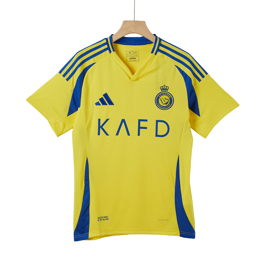 Custom Al Nassr Jersey RONALDO #7 Home Football Shirt 2024/25