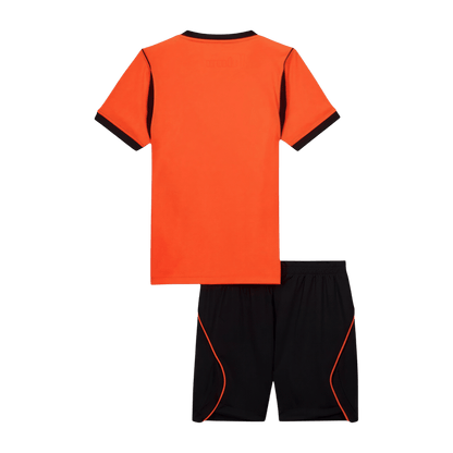 Países Baixos Infantil  Casa Copa do Mundo Futebol Camisa Conjunto (Camisa+Shorts) 2026 Laranja