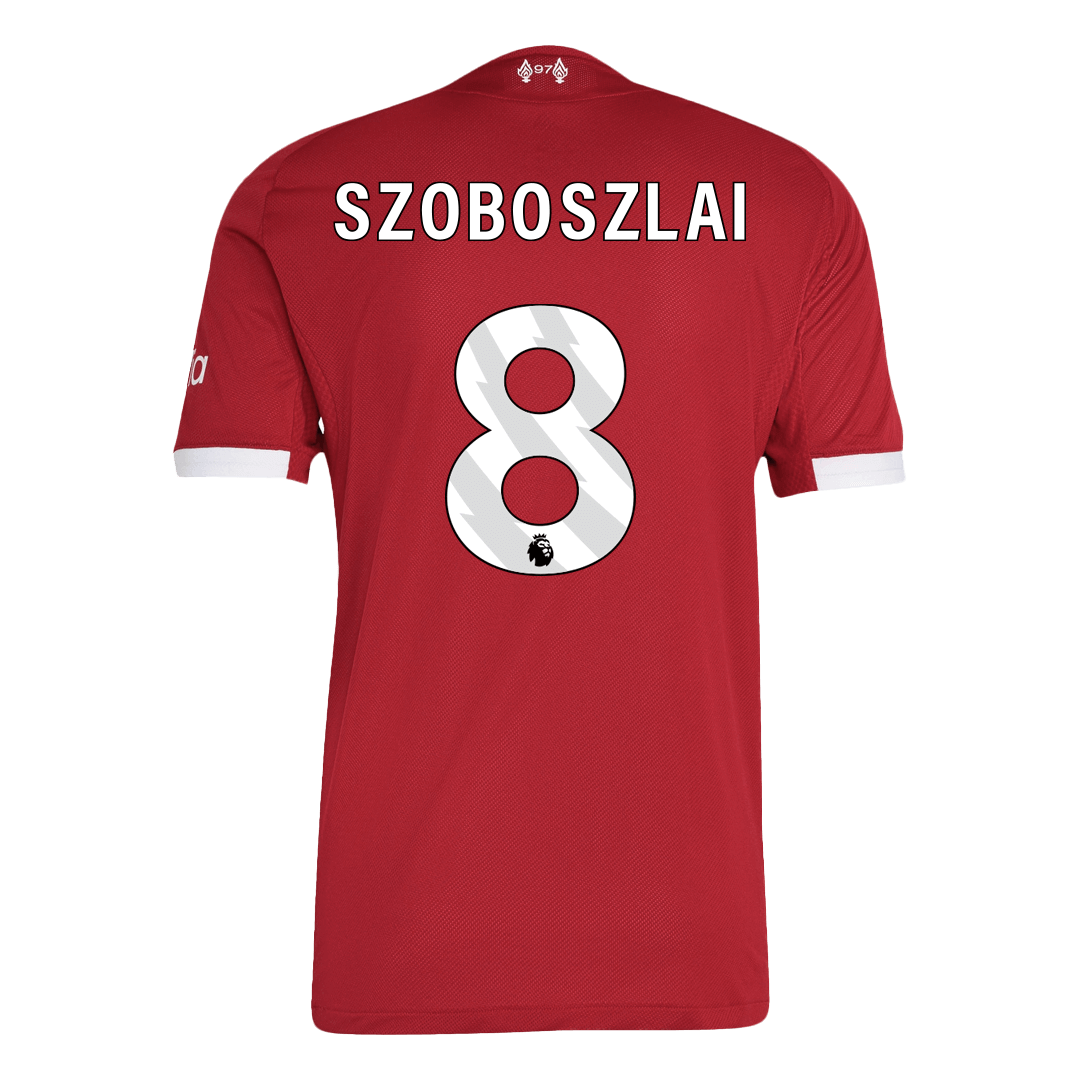 Jogador SZOBOSZLAI #8 Liverpool Casa Futebol Camisas 2025/26 Vermelho