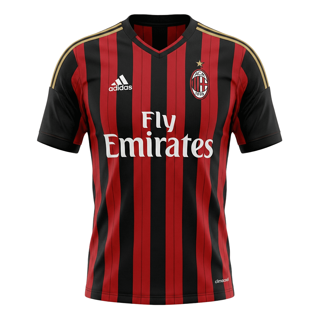 Retrô AC Milan Casa Camisa 2013/14