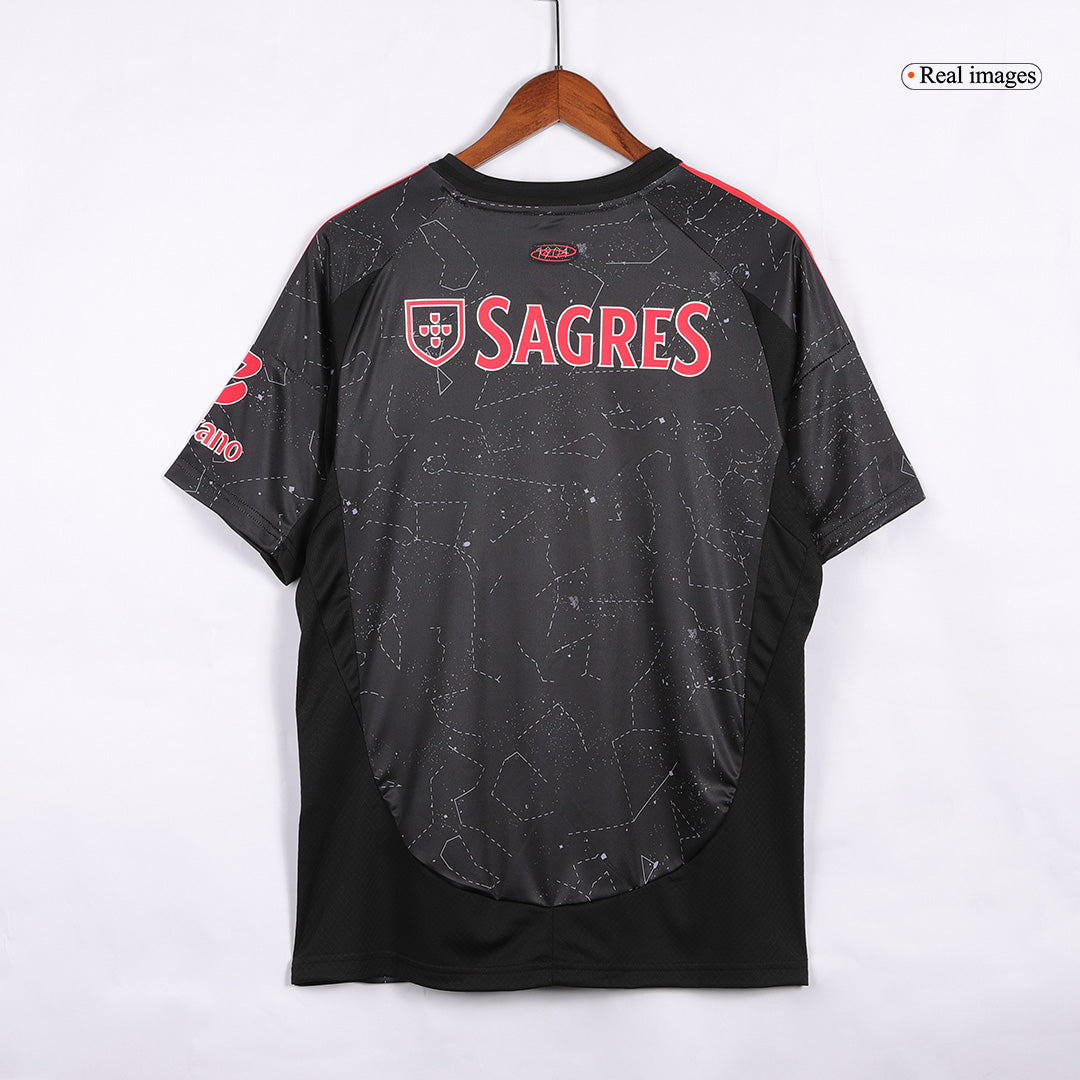 Camisola de Futebol Benfica Camisola Alternativa Personalizada 2024/25