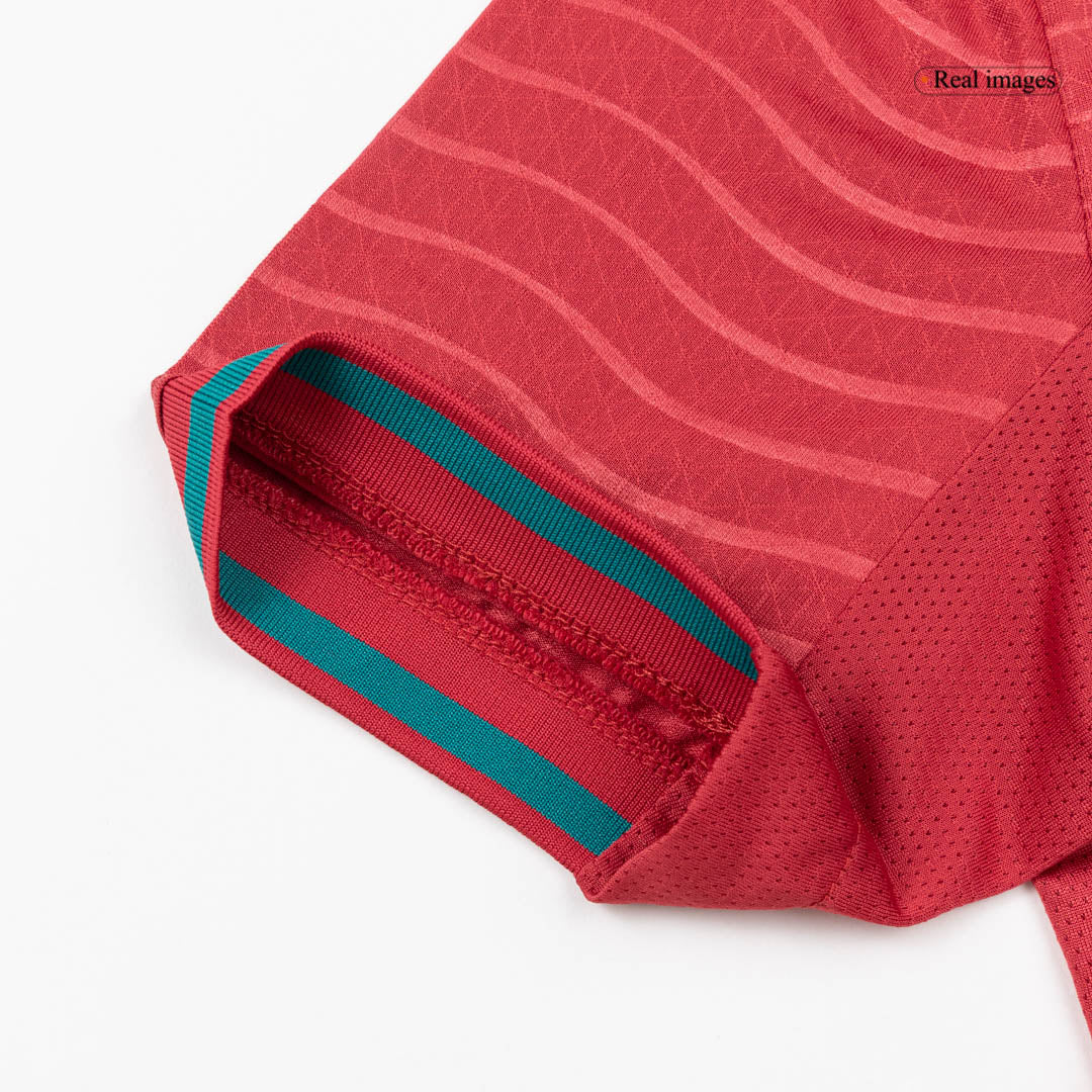 Versão do Jogador B.FERNANDES #8 Portugal Casa World Cup Futebol Camisas 2026 Vermelho