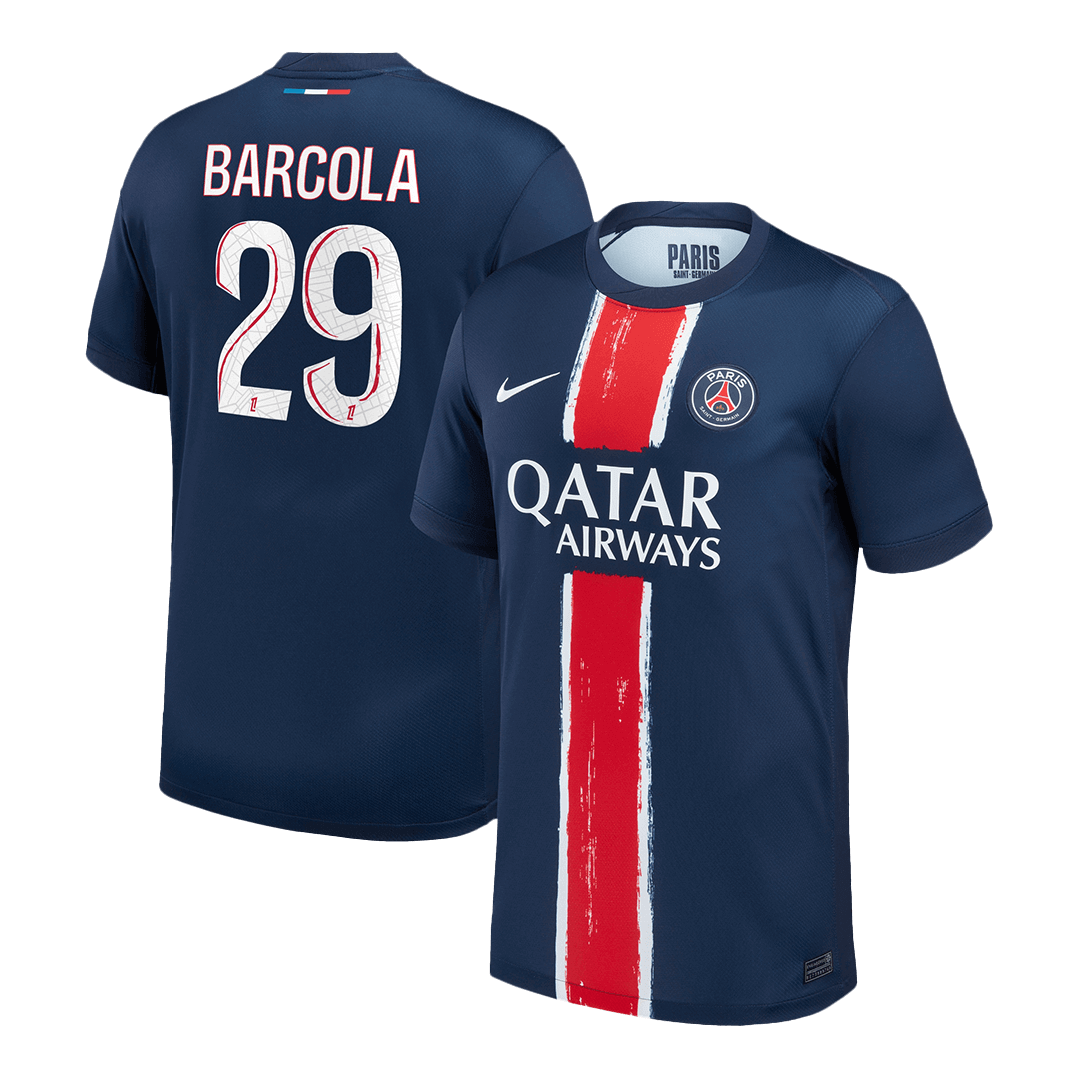 BARCOLA #29 PSG Casa Camisa 2024/25- Marinha