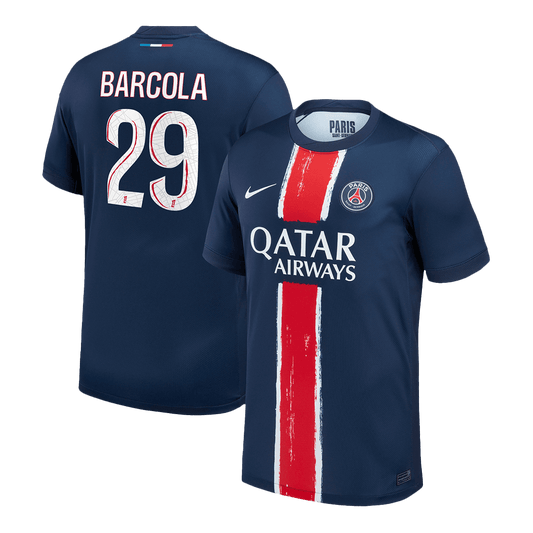 BARCOLA #29 PSG Casa Camisa 2024/25- Marinha