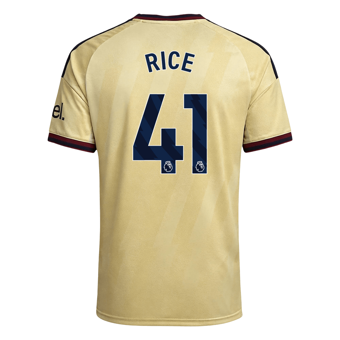 Versão do Jogador RICE #41 Arsenal Terceira Futebol Camisas 2026/27 Amarelo
