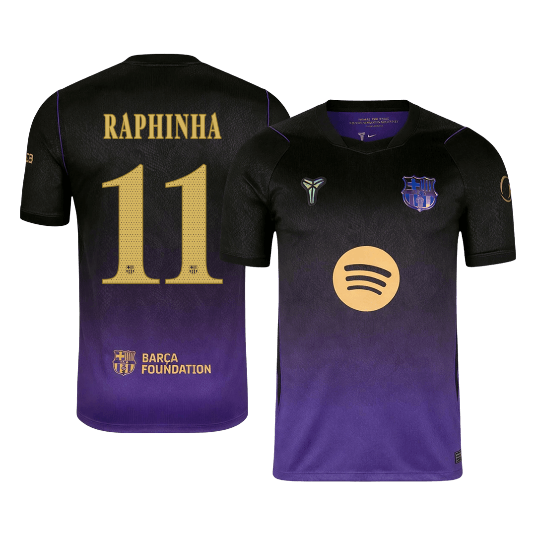 RAPHINHA #11 Barcelona Fora Camisa 2026/27 UCL