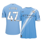 【Super Qualidade】FODEN #47 Manchester City
 Casa Futebol Camisa 2025/26 Azul