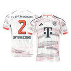 UPAMECANO #2 Bayern Munich Fora Camisa 2025/26 Branco