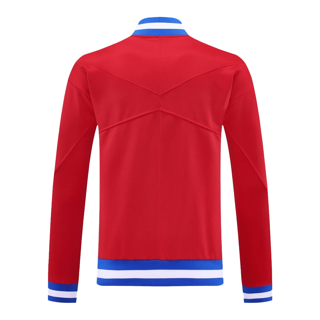 Atletico Madrid Conjunto Casaco(Blusão+Calça) Formação Blusão 2025/26 Vermelho