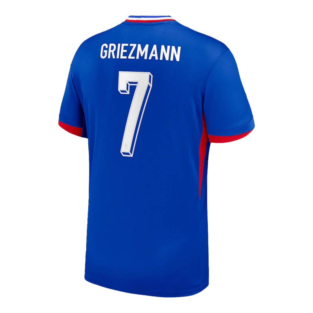 GRIEZMANN #7 France Home Custom Football Shirt 2024