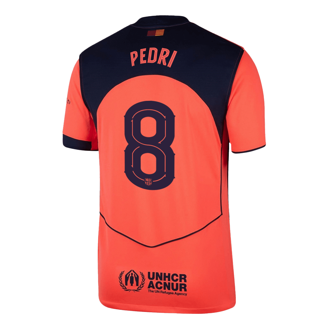PEDRI #8 Barcelona Fora Terceira Camisa 2025/26 UCL