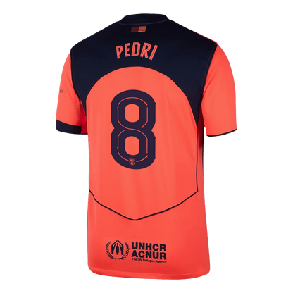 PEDRI #8 Barcelona Fora Terceira Camisa 2025/26 UCL
