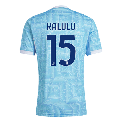 KALULU #15 Juventus Fora Camisa 2025/26 Azul