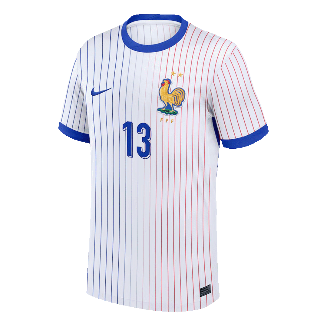 Camisola de futebol KANTE #13 Fran?a Away Euro 2024