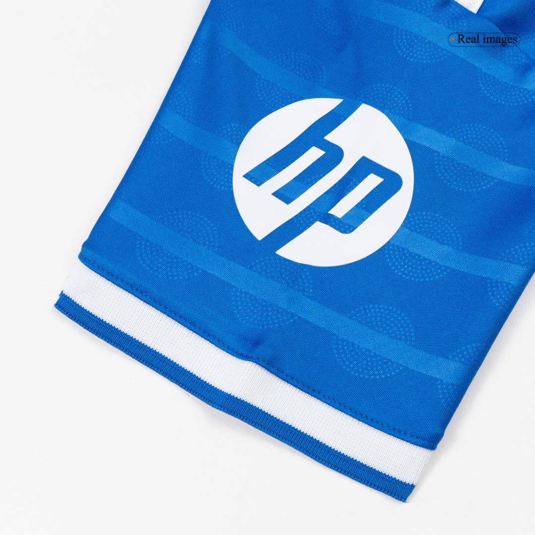 Real Madrid Infantil 
 Fora Terceira Futebol Camisa Conjunto (Camisa+Shorts+Meias) 2025/26 Azul