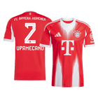 UPAMECANO #2 Bayern Munich Casa Camisa 2025/26 Vermelho