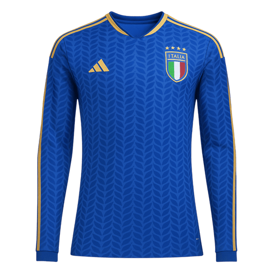 Italy Casa Manga comprida Camisa 2026 Azul